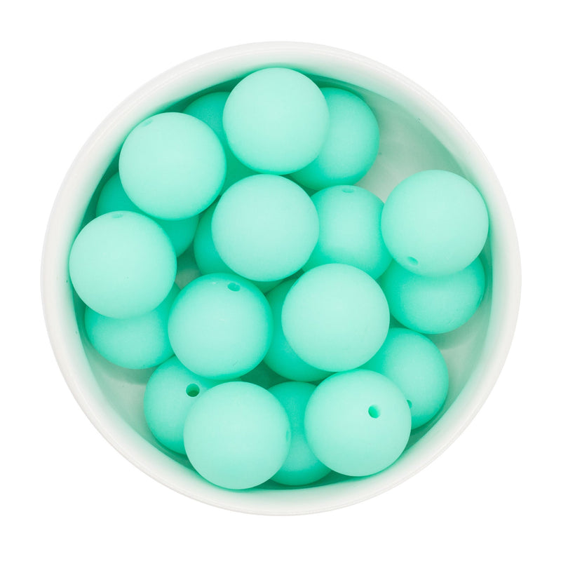 Neon Caribbean Chalk Matte Beads 20mm (Package of 10)