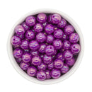 Neon Purple Iridescent Beads 12mm (Package of 20)