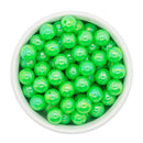 Neon Green Iridescent Beads 12mm (Package of 20)