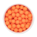 Neon Orange Solid Beads 12mm (Package of 20)