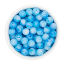 Azure Jelly Marble Beads 12mm (Package of 20)