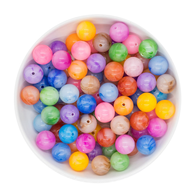 Jelly Marble Bead Mix 20mm (Package of 50)