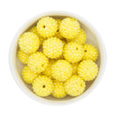 Daffodil Rhinestone Beads 20mm (Package of 10)