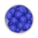 Royal Blue Translucent Shimmer Beads 20mm (Package of 10)