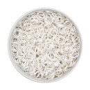 Silver Split Jump Rings 6mm (Package of Approx. 50)