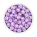 Lilac Iridescent Crackle Beads 12mm (Package of 20)
