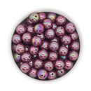 Plum Iridescent Beads 12mm (Package of 20)