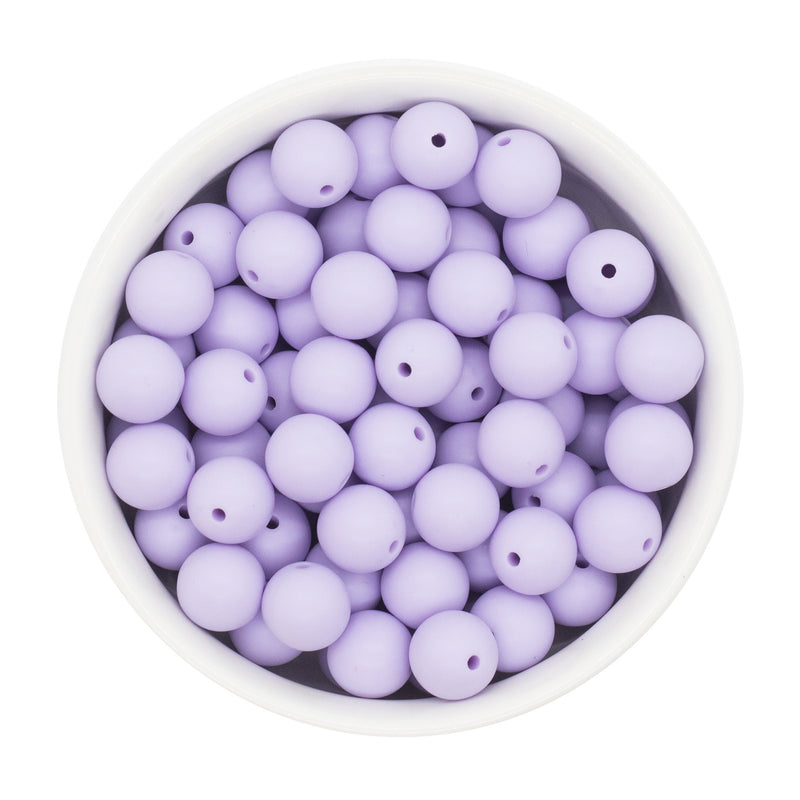 Lavender Chalk Matte Beads 12mm (Package of 20)