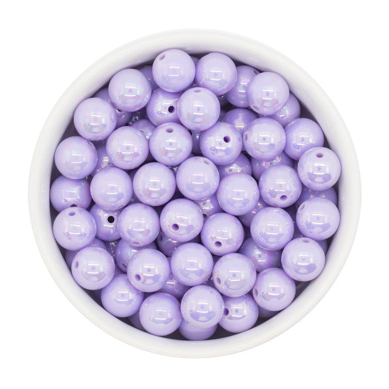 Lavender Iridescent Beads 12mm (Package of 20)