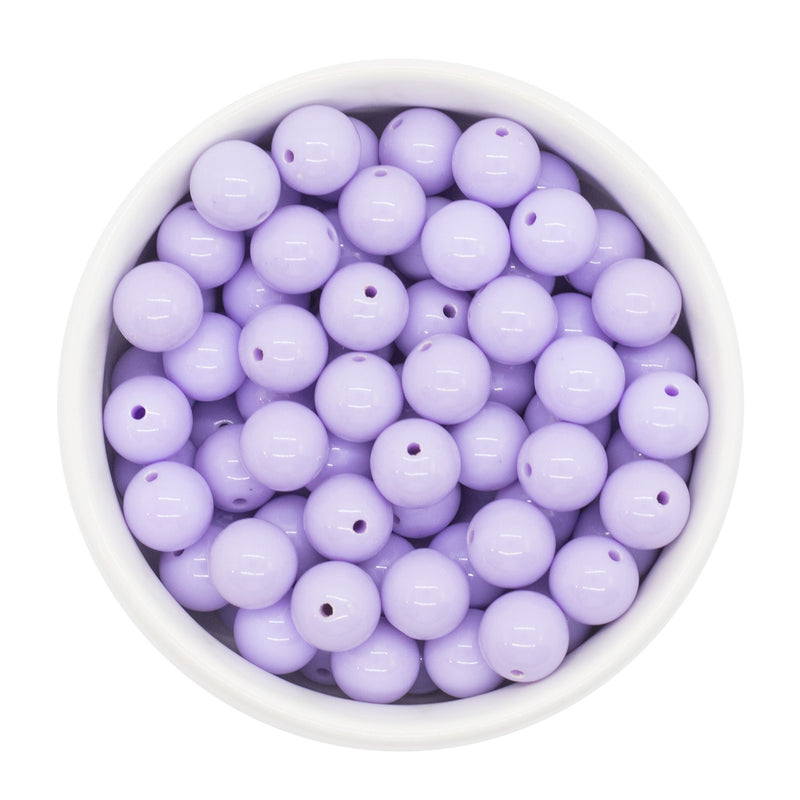 Lavender Solid Beads 12mm