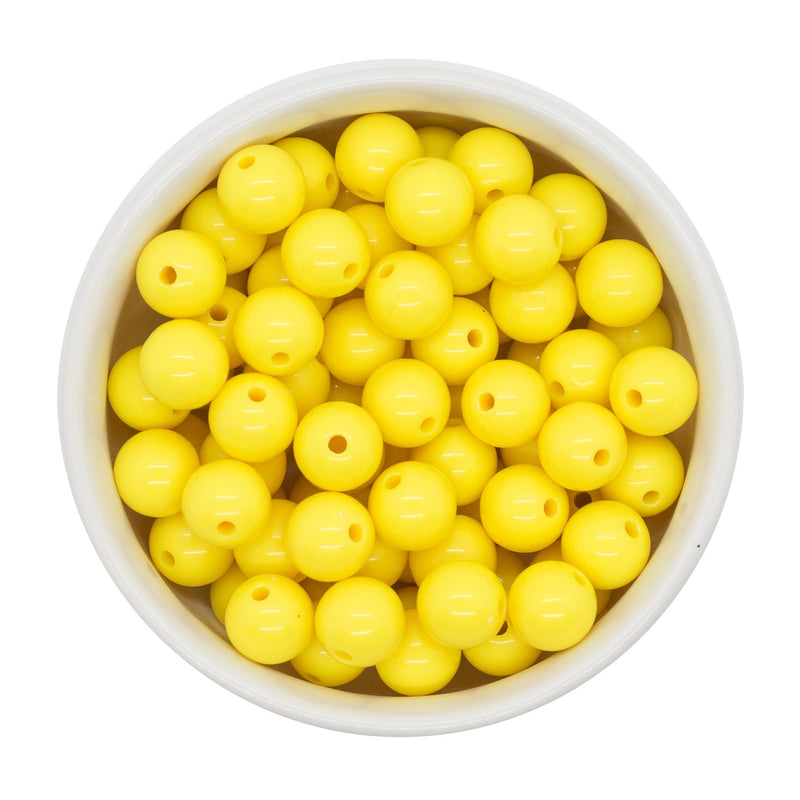 Daffodil Solid Beads 12mm (Package of 20)