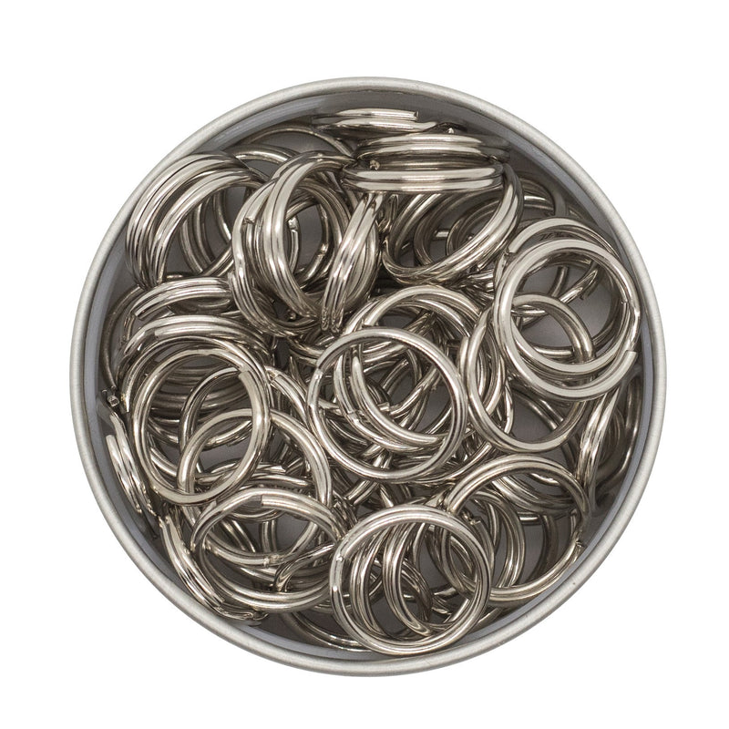 Split Ring Keychain Links 15mm (Package of 10)