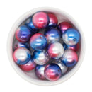 Patriotic Ombre Pearl Beads 20mm (Package of 10)