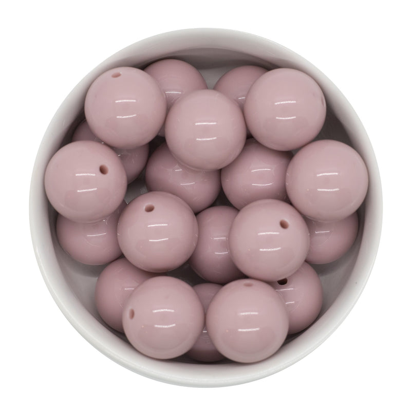 Dusty Pink Solid Beads 20mm