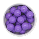 Deep Lilac Solid Beads 20mm (Package of 10)
