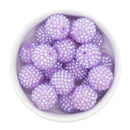 Neon Lilac Rhinestone Beads 20mm (Package of 10)