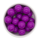 Neon Purple Solid Beads 20mm (Package of 10)