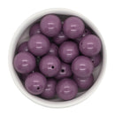 Heather Purple Solid Beads 20mm (Package of 10)