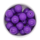 Violet Solid Beads 20mm (Package of 10)