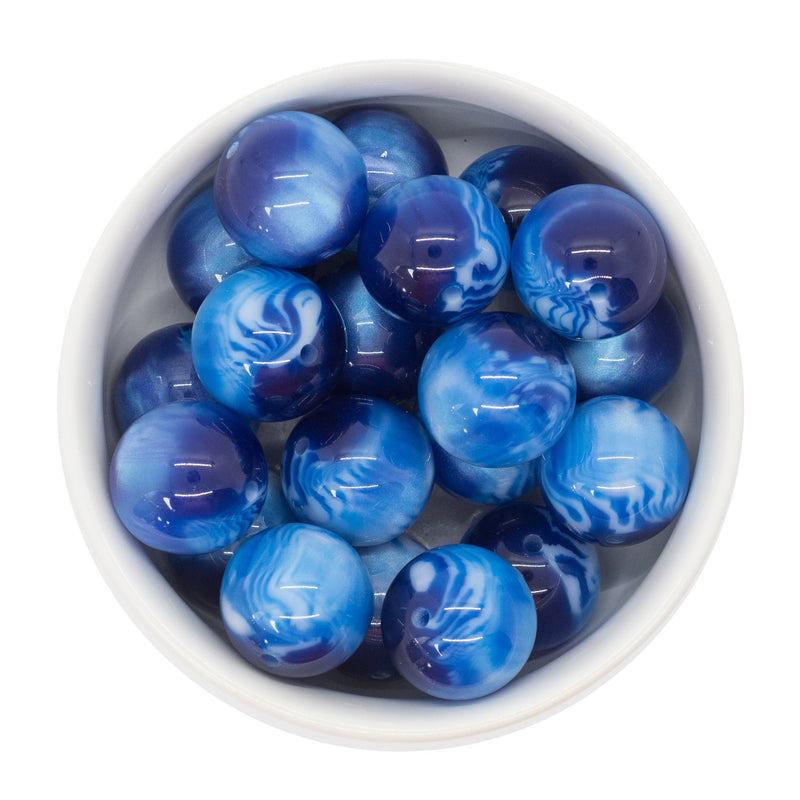 Blue Galaxy Beads 20mm (Package of 10)