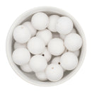 White Chalk Matte Beads 20mm (Package of 10)