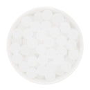 White Frosted Beads 12mm (Package of 20)
