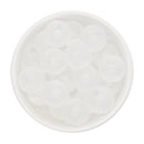 White Frosted Beads 20mm (Package of 10)