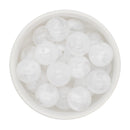 White Marble Beads 20mm (Package of 10)