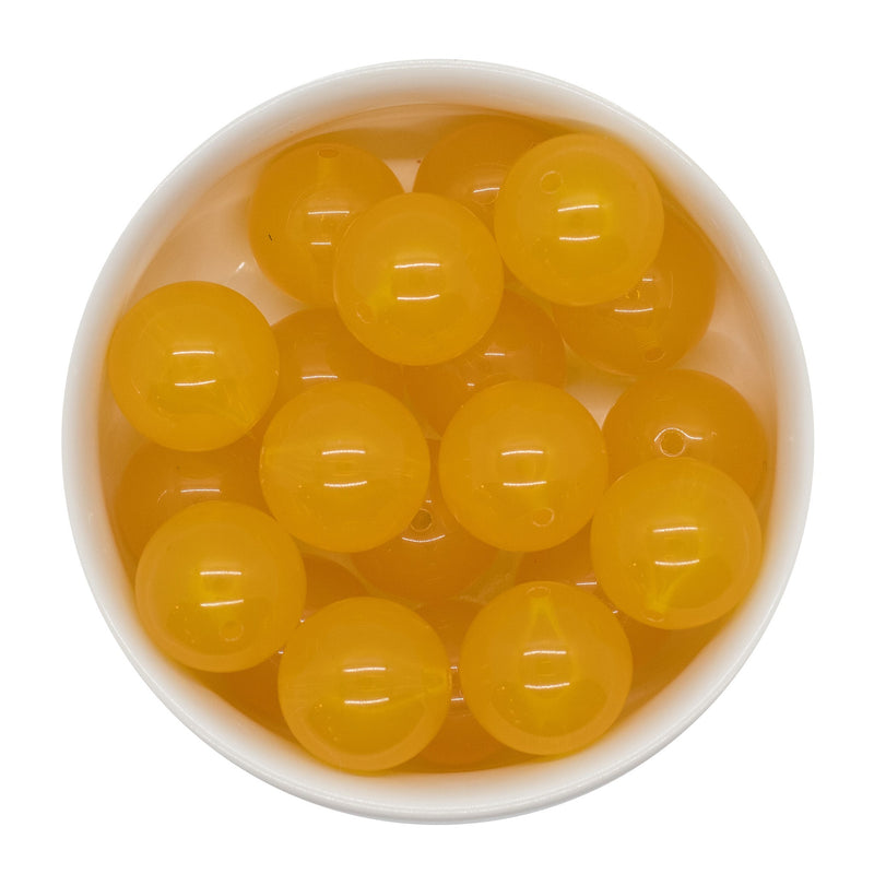 Honey Jelly Beads 20mm