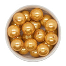 Mustard Pearl Beads 20mm (Package of 10)