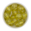 Daffodil Translucent Tinsel Beads 20mm (Package of 10)
