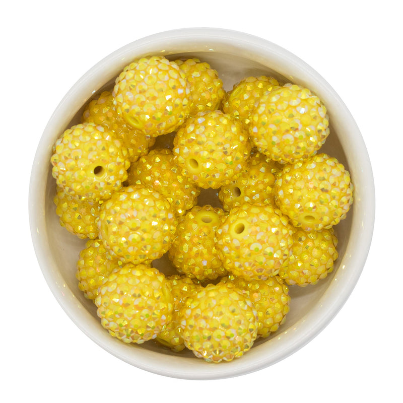 Bumblebee Rhinestone Beads 20mm (Package of 10)