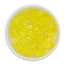 Daffodil Translucent Facet Beads 20mm (Package of 10)