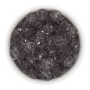 Grey Translucent Facet Beads 12mm (Package of 20)