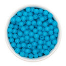 Neon Blue Solid Beads 8mm (Package of Approx. 50 Beads)