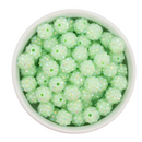 Pistachio Rhinestone Beads 12mm