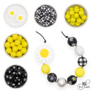 Jumbo Daisy Silicone Focal Bead 39mm (Package of 2)