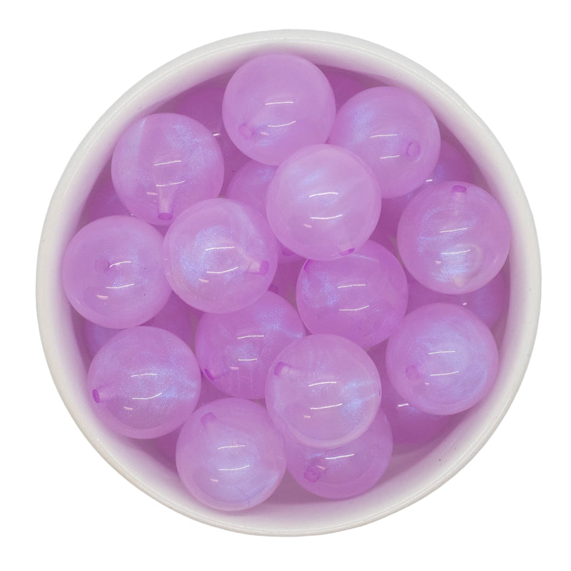 Thistle Translucent Shimmer Beads 20mm (Package of 10)