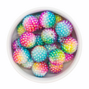 Tie Dye Rhinestone Beads 20mm (Package of 10)