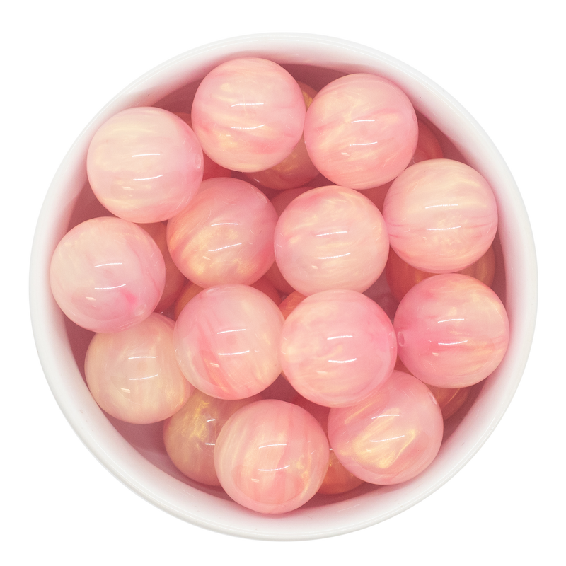Light Pink Pearly Luster Beads 20mm
