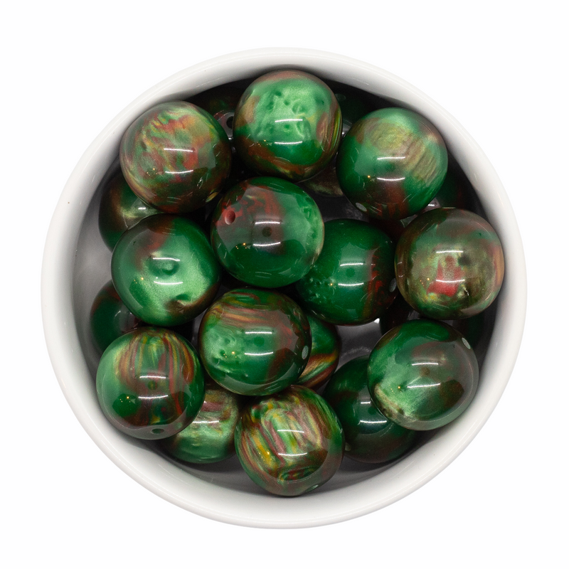 Green Galaxy Beads 20mm (Package of 10)