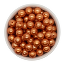 Pumpkin Pearl Beads 12mm (Package of 20)