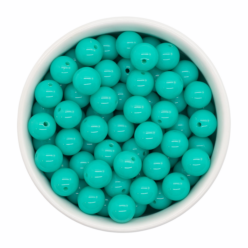 Jade Solid Beads 12mm (Package of 20)