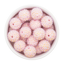 Powder Pink Rhinestone Beads 20mm (Package of 10)