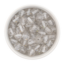 Silver Translucent Tinsel Beads 12mm (Package of 20)