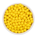 Yellow Solid Beads 8mm (Package of Approx. 50 Beads)