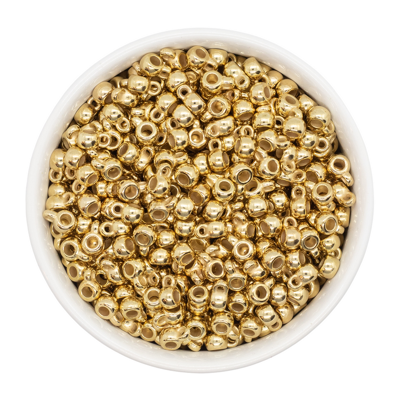 Gold Charm Connector Beads 9x4x6mm (Package of 20)