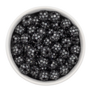 Hematite  Rhinestone Beads 12mm (Package of 20)