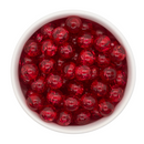 Red Translucent Tinsel Beads 12mm (Package of 20)