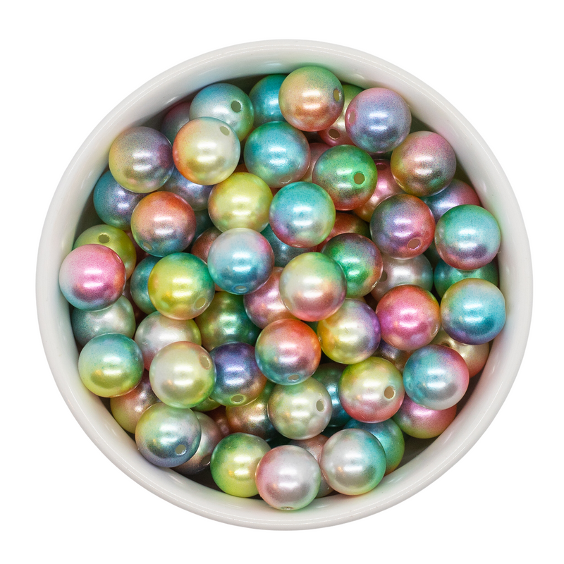 Rainbow Ombre Beads 12mm